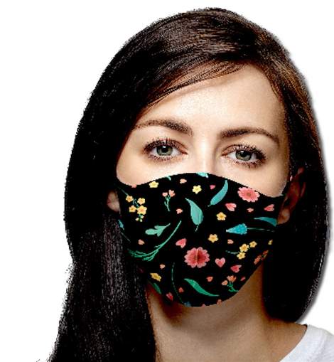 vDiva Printed Masks for Women - Reusable & Washable - COMBO - BMW