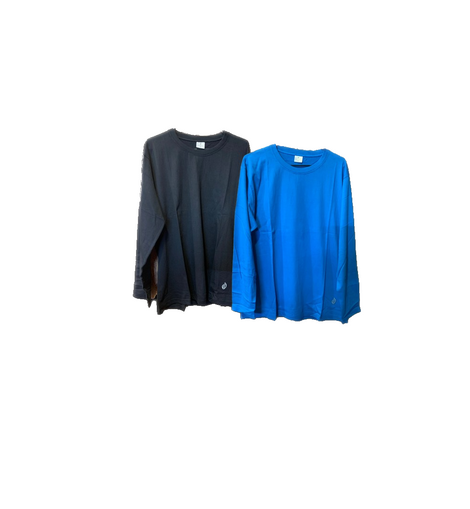 vDiva Long Sleeves Tees for Women (Black & T Blue Combo)
