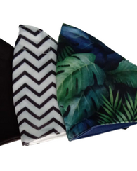 vDiva Printed Cotton Masks For Women - Reusable, Washable - COMBO (BWG)