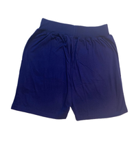 vDiva Cotton Cotton Shorts for Women - (Blue Solid)