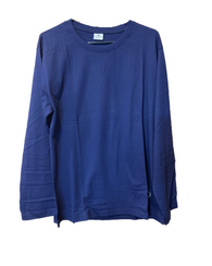 vDiva Long Sleeves Tees for Women (Dark Blue)