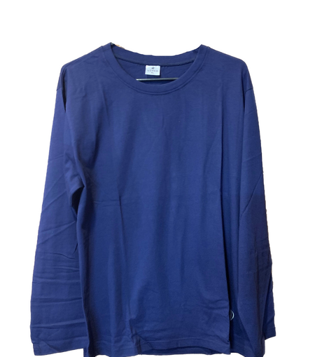 vDiva Long Sleeves Tees for Women (Dark Blue)