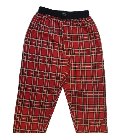 vDiva LoungeWear (Pyjamas) for Women - (Red Checked)