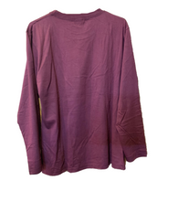 vDiva Long Sleeves Tees for Women (Maroon)