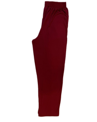 vDiva Cotton LoungeWear (Pyjamas) for Women - (Maroon Solid)