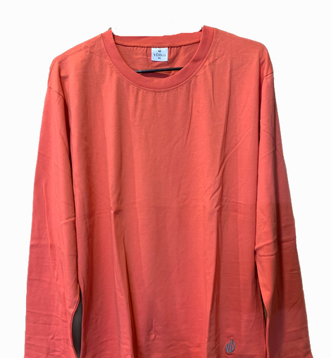 vDiva Long Sleeves Tees for Women (Orange)