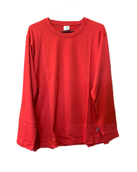 vDiva Long Sleeves Tees for Women (Red)