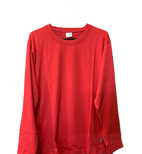 vDiva Long Sleeves Tees for Women (Red)