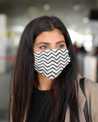 vDiva Printed Cotton Masks For Women - Reusable, Washable - COMBO (BWG)